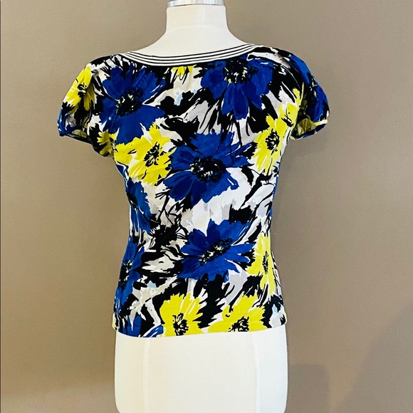 August Silk Knit Top, Size S - Picture 3 of 4